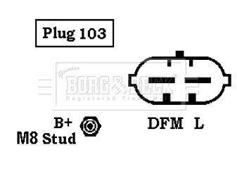 BORG & BECK Генератор BBA3010